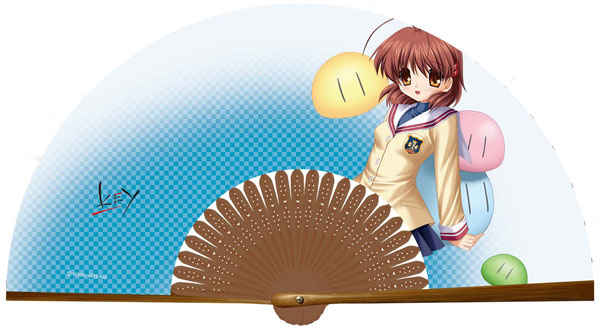 CLANNAD Cloth Folding Fan Nagisa Furukawa