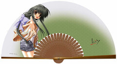 CLANNAD Cloth Folding Fan Fuko Ibuki