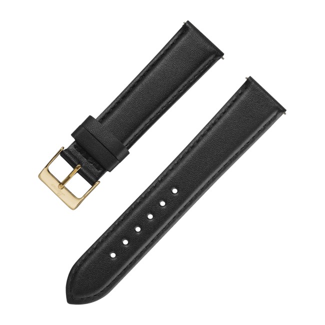 Laco Leather Strap Black18 MM - 401897