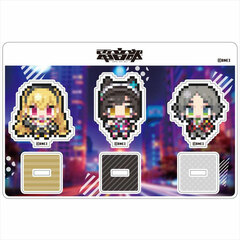 Denonbu Acrylic Stand (Azabu Area/Pixel Art)
