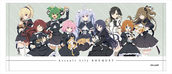 Assault Lily BOUQUET Face Towel Kitty ver.