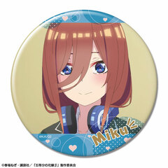 The Quintessential Quintuplets SS Tin Badge Design 11 (Miku Nakano /A)