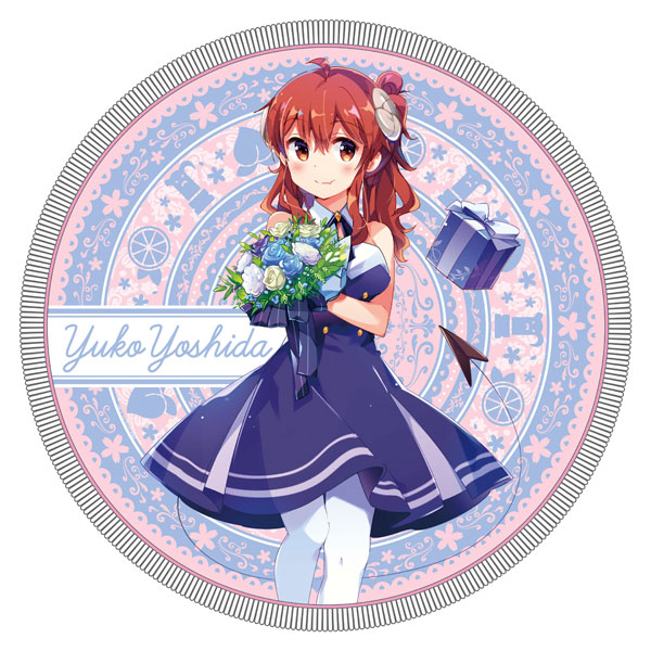 Machikado Mazoku Round Towel [Yuukos Birthday]