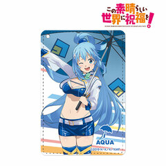 KonoSuba New Illustration Aqua Race Queen ver. 1-Pocket Pass Case