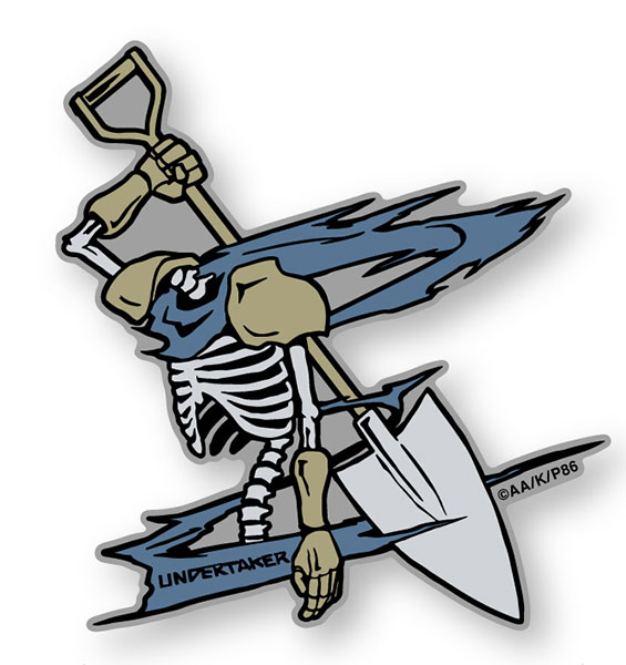 86 -Eighty Six- Undertaker Magnet Sticker