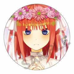 The Quintessential Quintuplets SS Tin Badge Nino Flower Crown