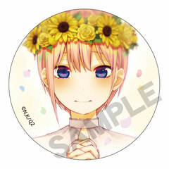 The Quintessential Quintuplets SS Tin Badge Ichika Flower Crown