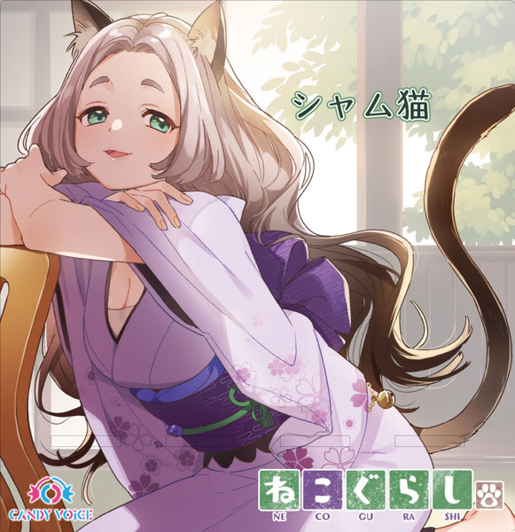 Nekogurashi. Acrylic Smartphone Stand Siamese Cat