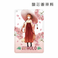 Spice and Wolf Ju Ayakura New Illustration Holo Hakama ver. 1-Pocket Pass Case