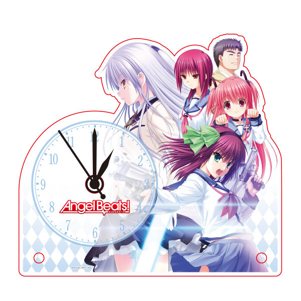 Angel Beats Acrylic Clock Group (1)