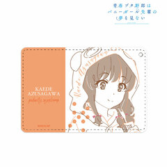 Rascal Does Not Dream of Bunny Girl Senpai Kaede Azusagawa lette-graph 1-Pocket Pass Case