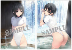 Coffee Kizoku Fetishism A3 Bath Poster 2 Posters Set (Onsen x Sumika Aoyama)