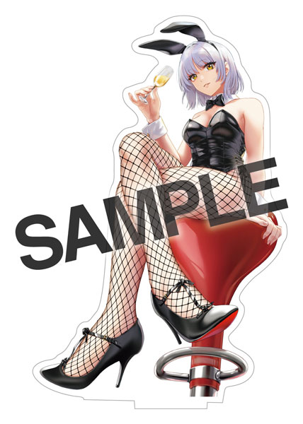 Black Bunny Acrylic Figure 03 infinote