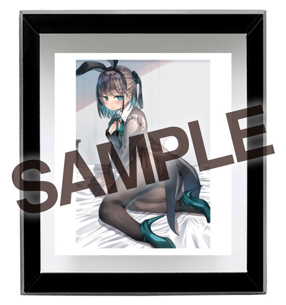 Black Bunny Frame Magnet 10 Ranfu