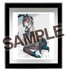 Black Bunny Frame Magnet 10 Ranfu