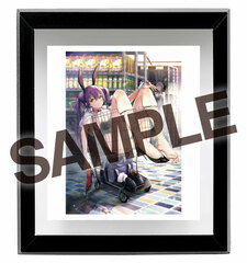 Black Bunny Frame Magnet 09 Mappaninatta