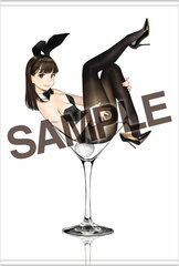 Black Bunny Wall Scroll Collection 01 Yomu A