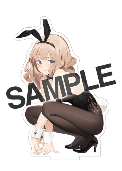 Black Bunny Acrylic Figure 08 Nyumu