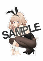 Black Bunny Acrylic Figure 08 Nyumu