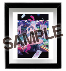 Black Bunny Frame Magnet 08 Bukurote