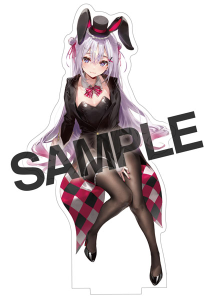 Black Bunny Acrylic Figure 07 DS Mile