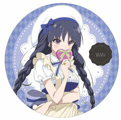 Assault Lily BOUQUET BIG Tin Badge w/Stand Valentine Yuyu Shirai