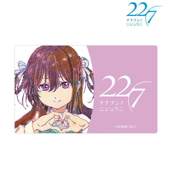 22/7 Ayaka Tachikawa Ani-Art Card Sticker