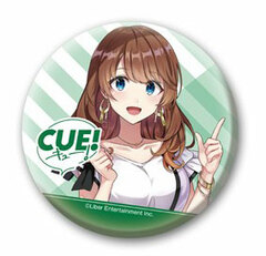 CUE! Tin Badge Miharu Yomine