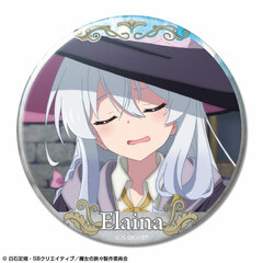 Majo no Tabitabi Tin Badge Design 05 (Elaina /E)