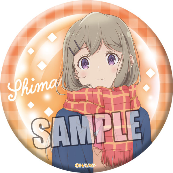 Adachi to Shimamura Tin Badge Shimamura