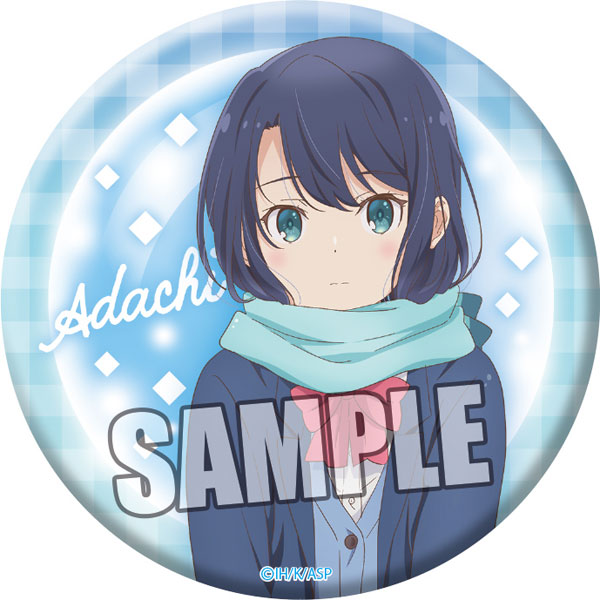 Adachi to Shimamura Tin Badge Adachi