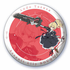 Assault Lily BOUQUET BIG Tin Badge w/Stand Tazusa