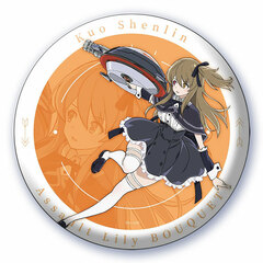 Assault Lily BOUQUET BIG Tin Badge w/Stand Shenlin