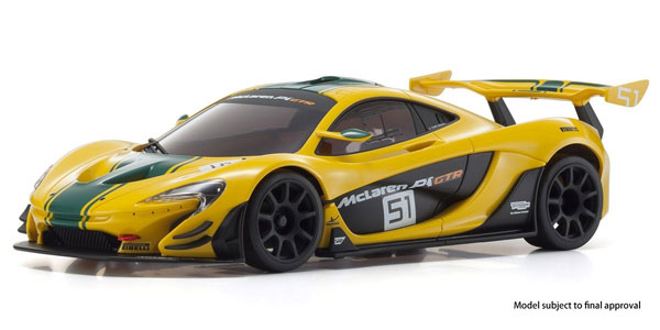 ASC MR03RWD McLaren P1 GTR Yellow/ Green