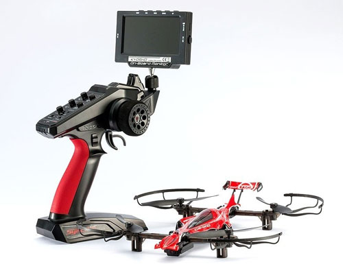 1/18 DRONE RACER G-ZERO Shining Red FPV
