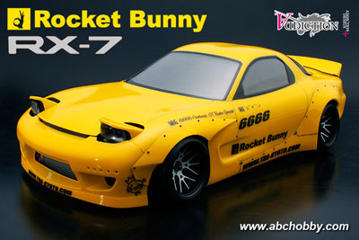 RX-7 Rocket Bunny Unpainted Body