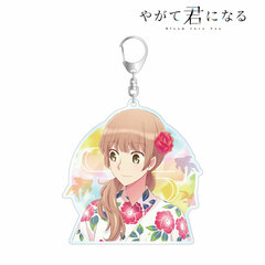 Bloom Into You New Illustration Sayaka Saeki Yukata ver. BIG Acrylic Keychain