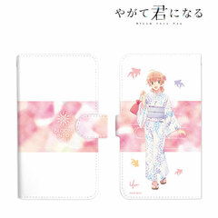 Bloom Into You New Illustration Yuu Koito Yukata ver. Book-style Smartphone Case (Compatible Item/L Size)