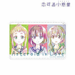 Asteroid in Love Mai Inose & Mikage Sakurai & Mari Morino Ani-Art 1-Pocket Pass Case
