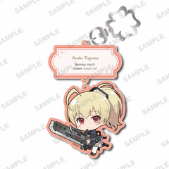Assault Lily BOUQUET Mugyutto Acrylic Keychain Tazusa Andoh