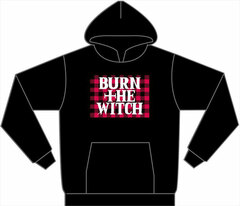 BURN THE WITCH Print Hoodie