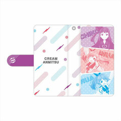 Dropout Idol Fruit Tart Book-style Smartphone Case Cream Anmitsu ver. F Size