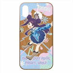 Dropout Idol Fruit Tart iPhone X/Xs Wood iPhone Case Roko Sekino ver.