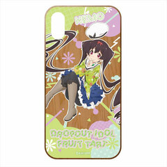 Dropout Idol Fruit Tart iPhone X/Xs Wood iPhone Case Hemo Midori ver.