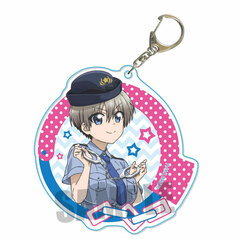 Choi Deka Acrylic Keychain Uzaki-chan wa Asobitai! Hana Uzaki (Police Officer A)