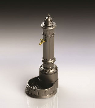 1/35 Drinking Fountain Unpainted Resin Kit