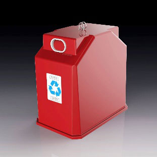 1/35 Recycling Container Unpainted Resin Kit