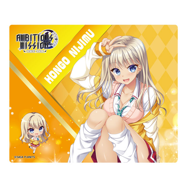 AMBITIOUS MISSION Mouse Pad Nijimu Hongo