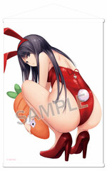 Coffee Kizoku B2 Wall Scroll Red Bunny Shiramine-san