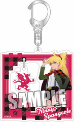 BURN THE WITCH Acrylic Keychain w/Charm 